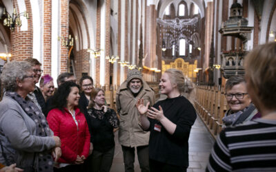 Roskilde Domkirke markerer Verdensarvsdagen med lyskunst, sang og natkirke